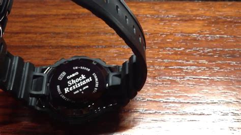 g shock watch serial number